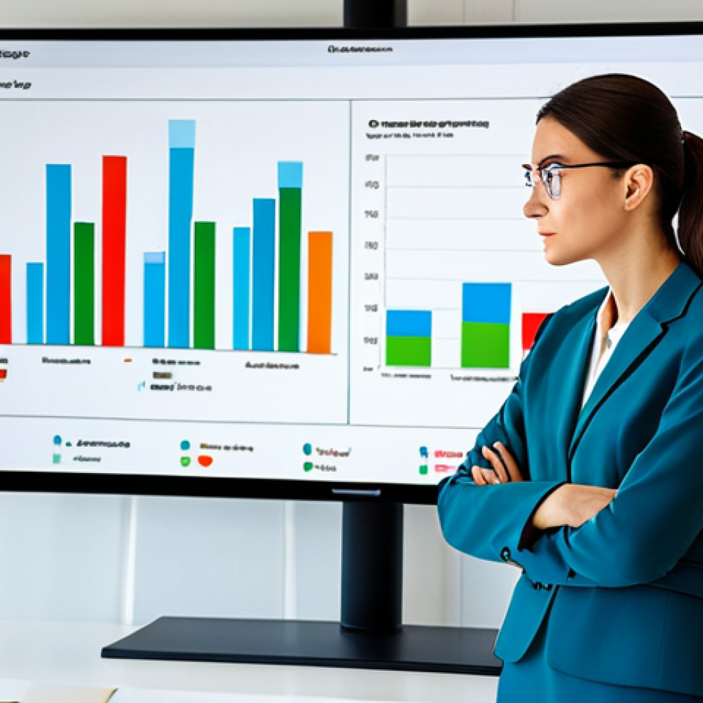 소비자 심리와 질적 vs 양적 연구 접근법 - **
"A marketing professional in a modern office setting, analyzing consumer behavior data on a larg...